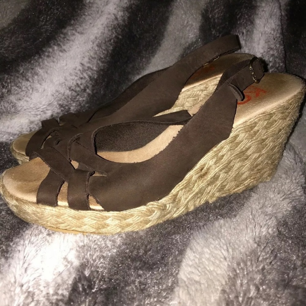 Michael Kors Slingback Wedges 7.5